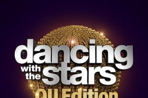 A mirror ball with the title Dancing with the Stars QU Edition